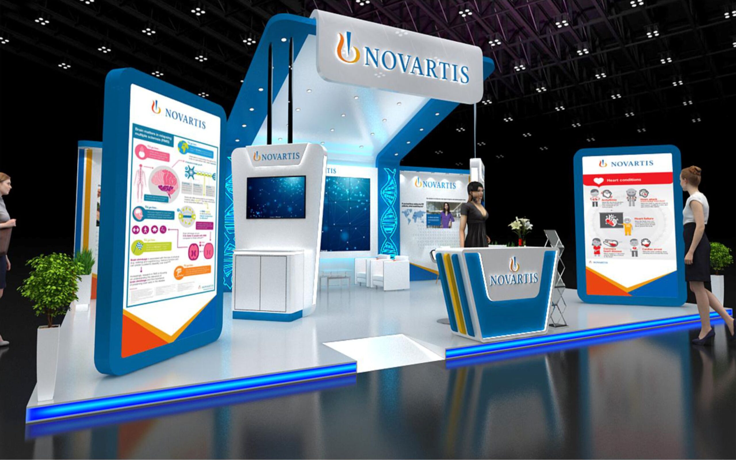 Novertis Exhibition stall